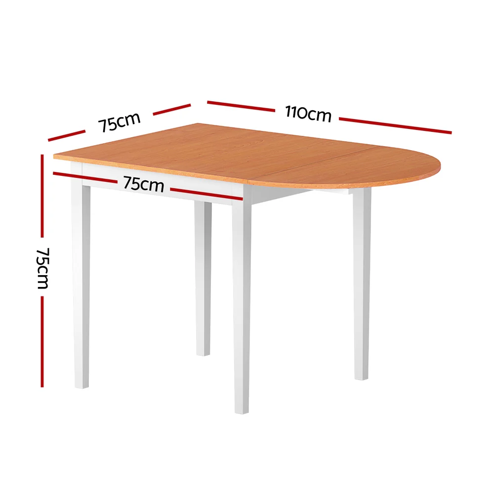 1.1M Artiss Dining Table Extendable - Image 2