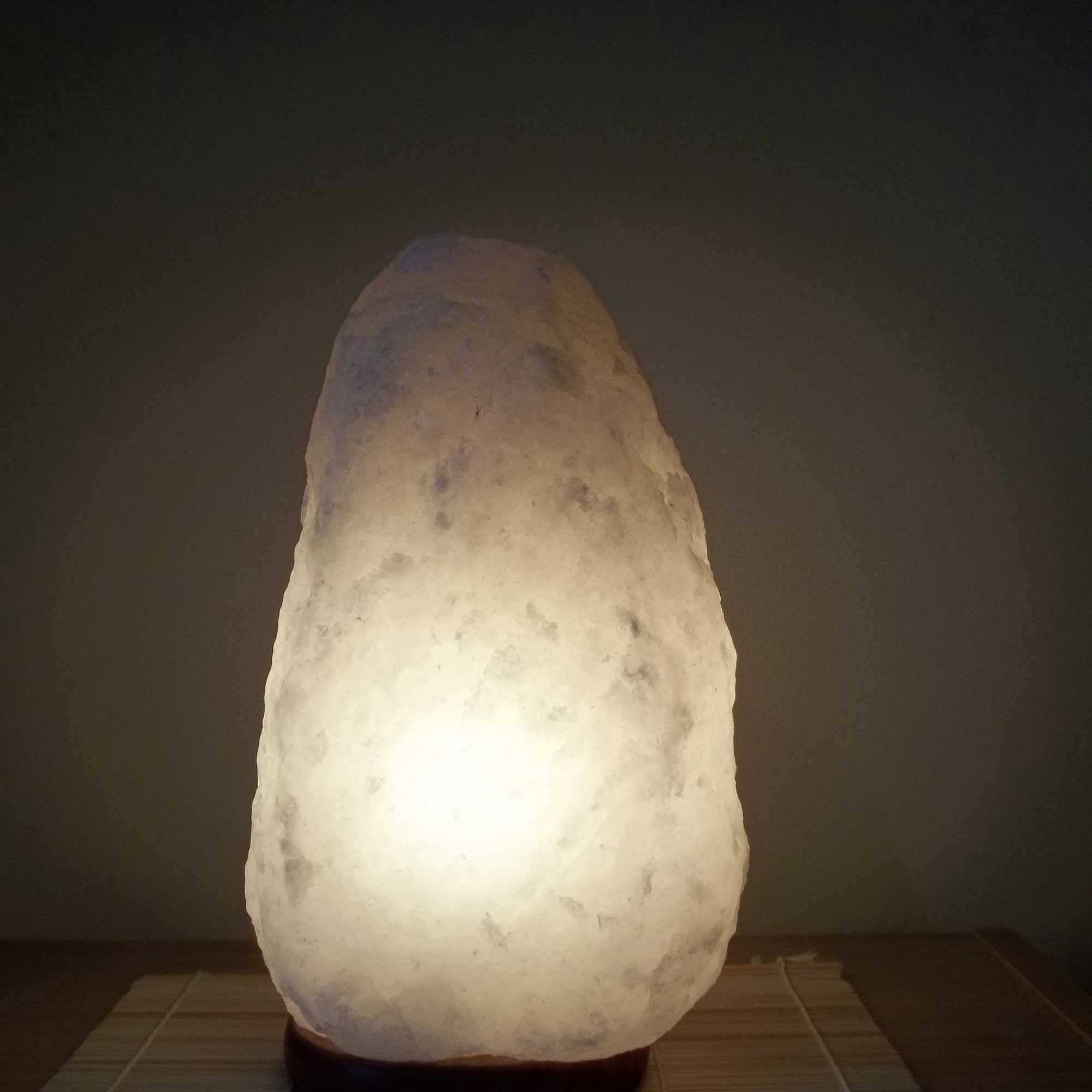 12V 12W 1-2Kg Himalayan White Salt Lamp Crystal Rock Natural Shape Unique Lamps - Image 7