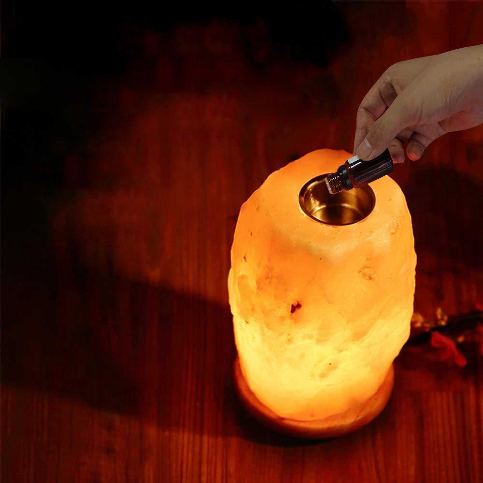 12V 12W 3-5kg Himalayan Pink Salt Diffuser Essential Oil Lamp Aromatherapy On/Off - Image 6