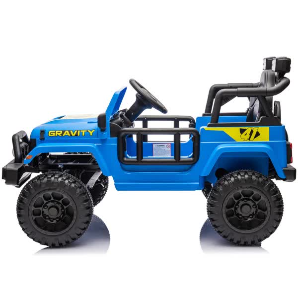 12V Gravity Kids Electric Ride On Car/Jeep ‚Äö√Ñ√¨ Blue - Image 6