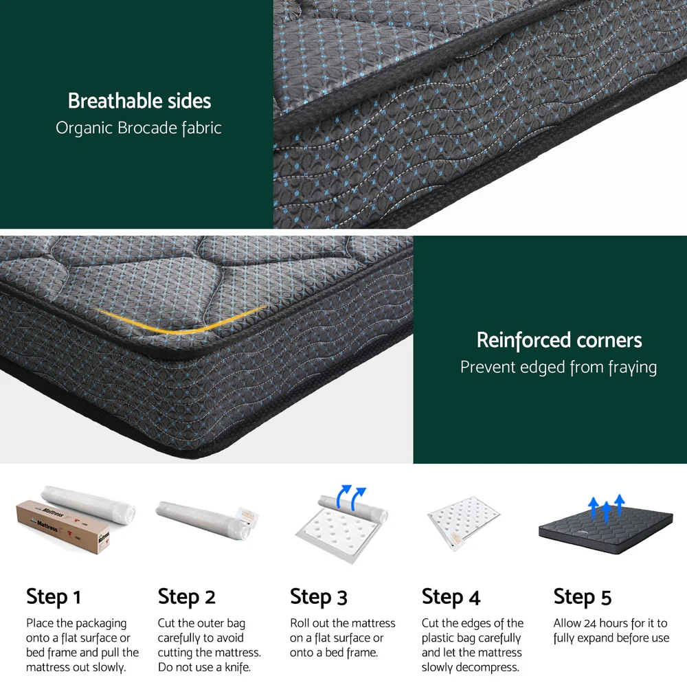 16cm Mattress Giselle Bonnell Spring Double - Image 6
