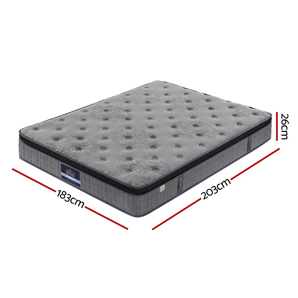 26cm Giselle Mattress King Latex Foam Mattresses - Image 2
