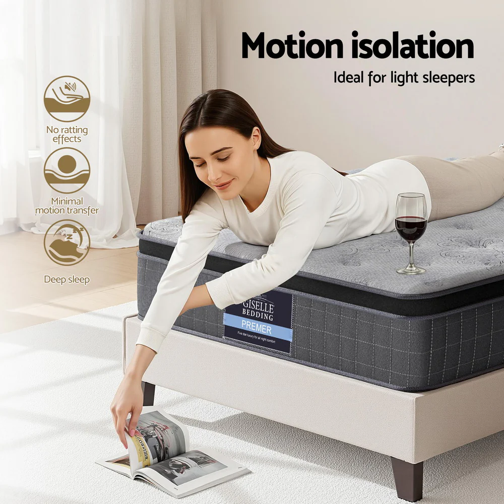 26cm Giselle Mattress King Single Latex Foam Mattresses - Image 6