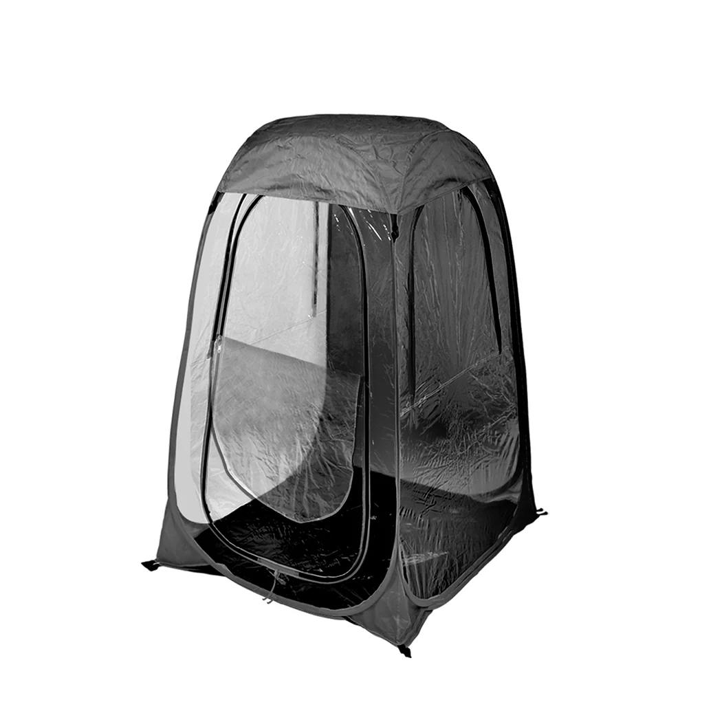2x Mountview Pop Up Tent Camping Weather Black - Image 8