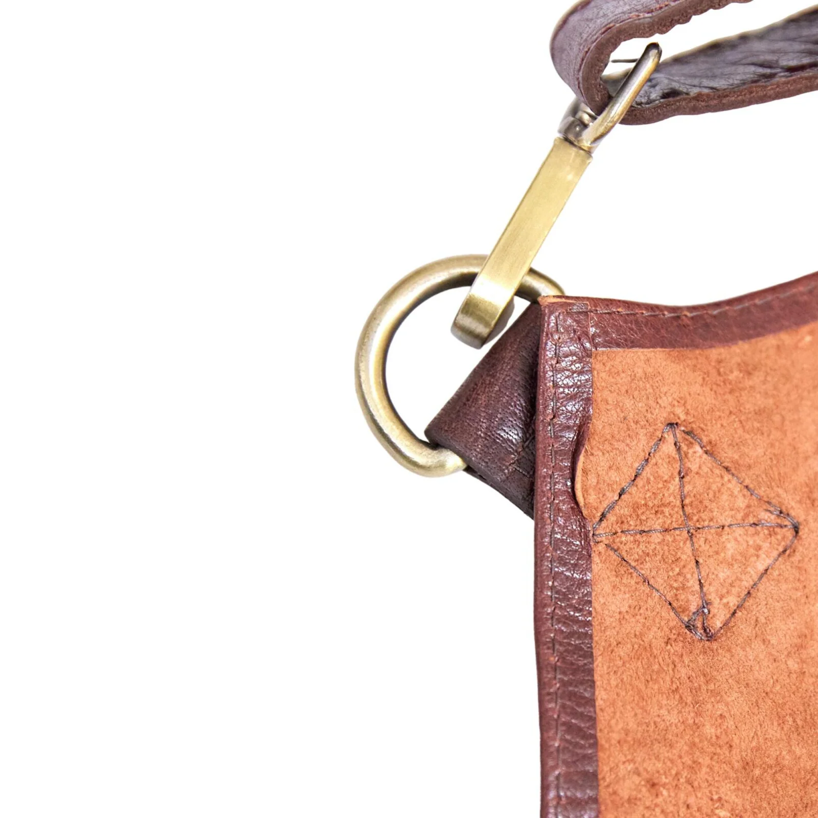 2x Pierre Cardin Professional Leather Apron Butcher Woodwork Barber - Chestnut - Image 6