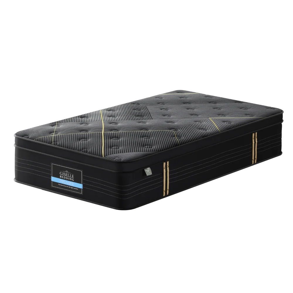 35cm Giselle Mattress King Single Bed Bamboo Pocket Firm Foam - Image 3