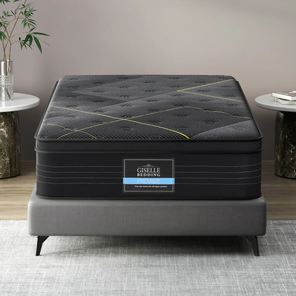 35cm Giselle Mattress King Single Bed Bamboo Pocket Firm Foam - Image 7