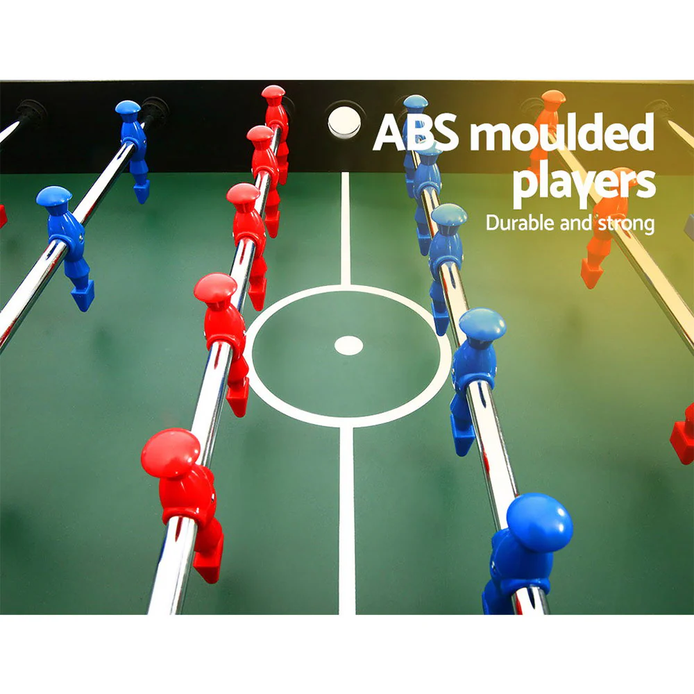 4FT Soccer Table Foosball Football Game Home Family Party Gift Playroom Blue - Image 4