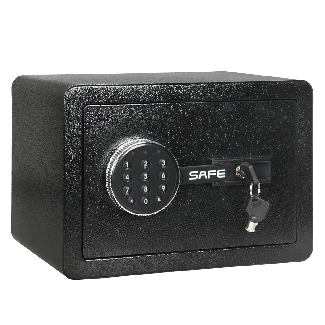 8.1L Digital Security Safe Box Password Key Lock Cash - Image 9