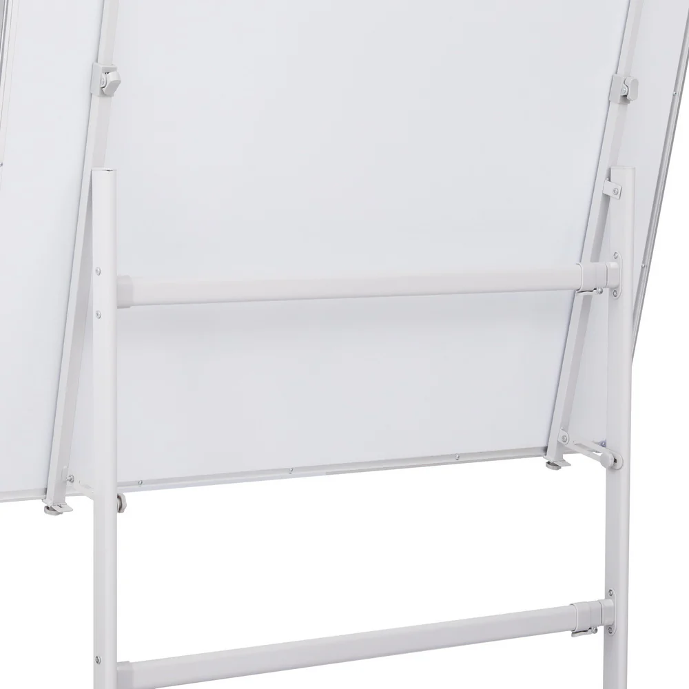 90x120cm Standing Whiteboard with Wheels Magnetic Double-Sided Erase Board - Image 3
