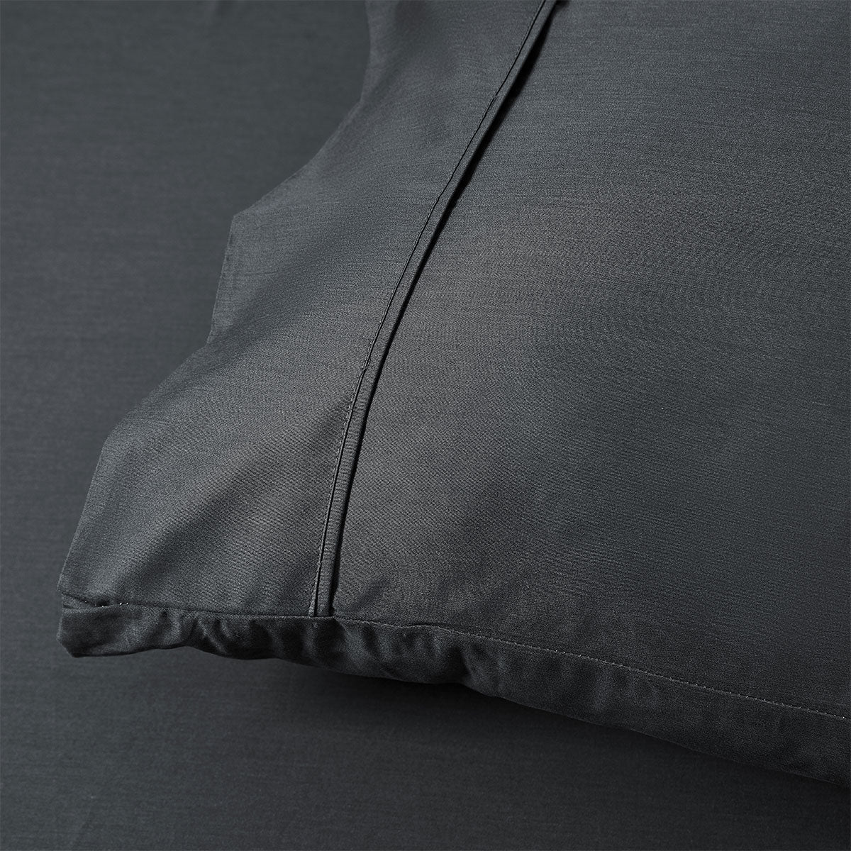Accessorize 400TC Charcoal Bamboo Cotton Mega / Super Sheet Set 50cm Wall King - Image 4