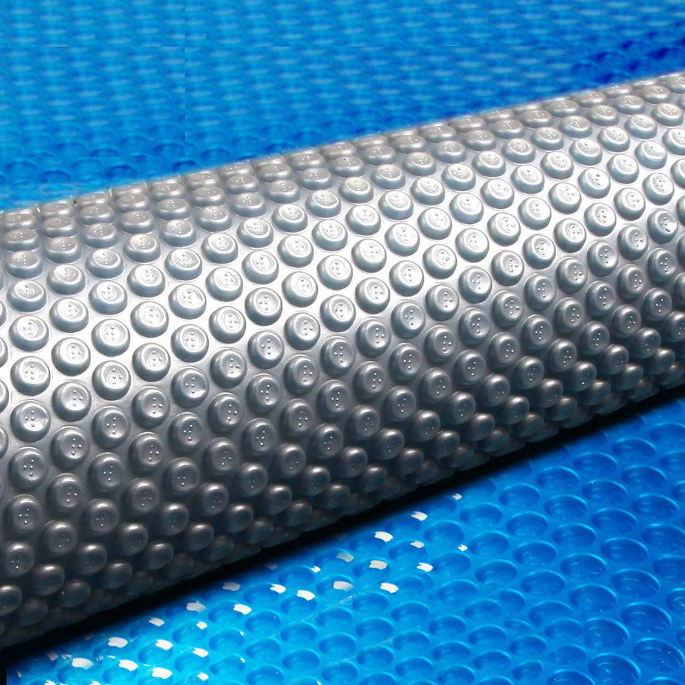 Aquabuddy Pool Cover 500 Micron 11x4.8m Swimming Pool Solar Blanket Blue Silver - Image 7