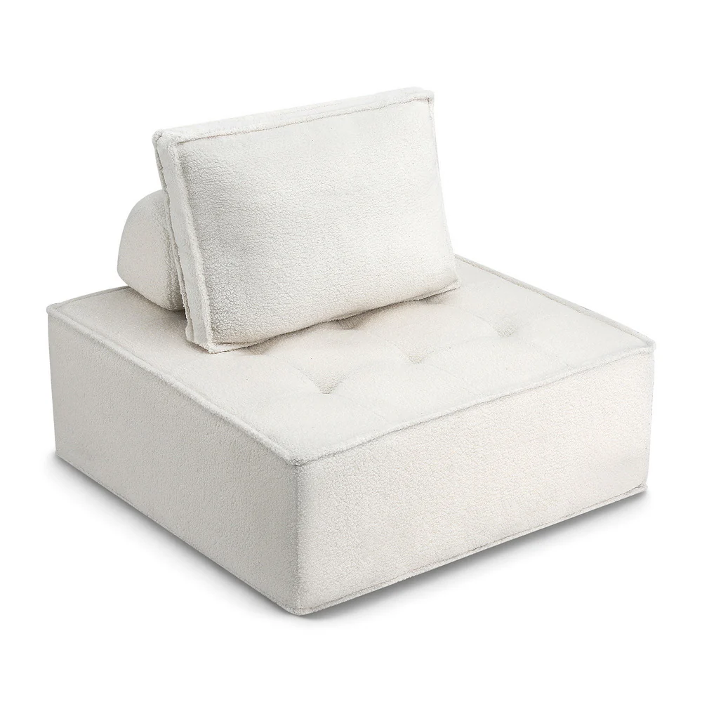 Artiss 2 Floor Sofa Lounge Chair with Pillow - Image 3