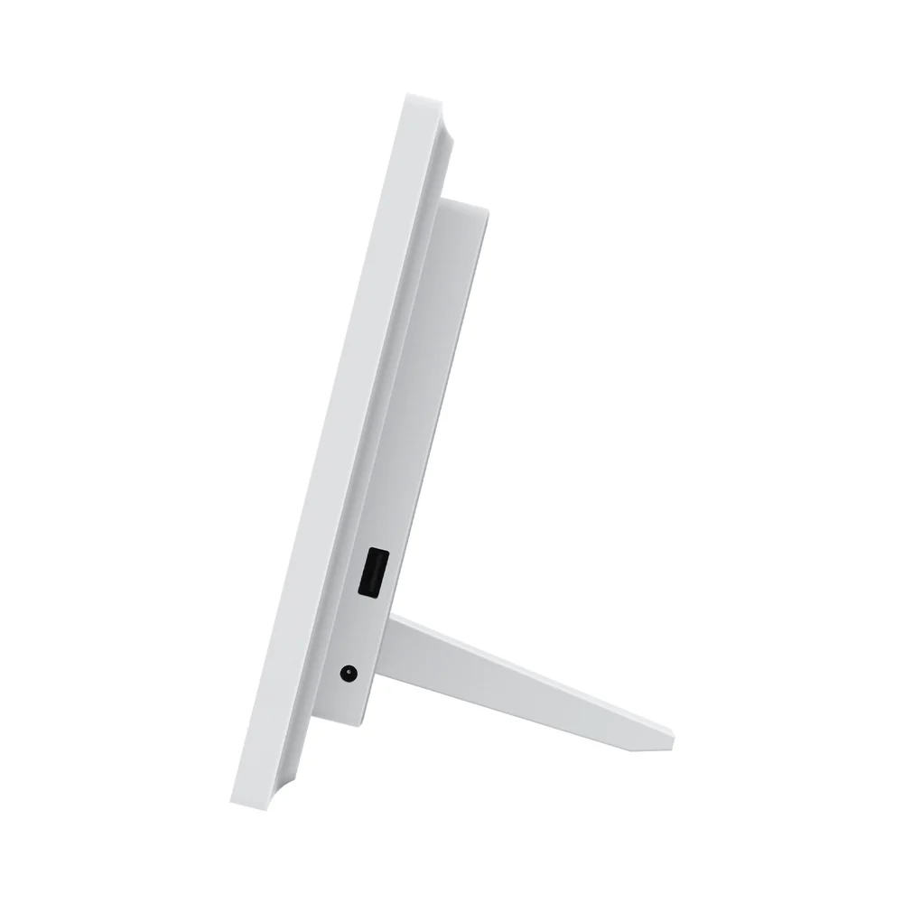 Artiss 8" Digital Day Clock Calendar Alarm White - Image 4