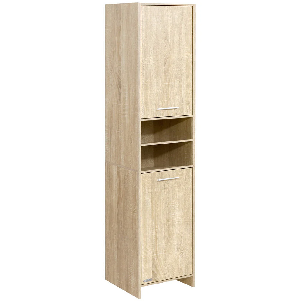 Artiss Bathroom Cabinet Storage 185cm Wooden - Image 3