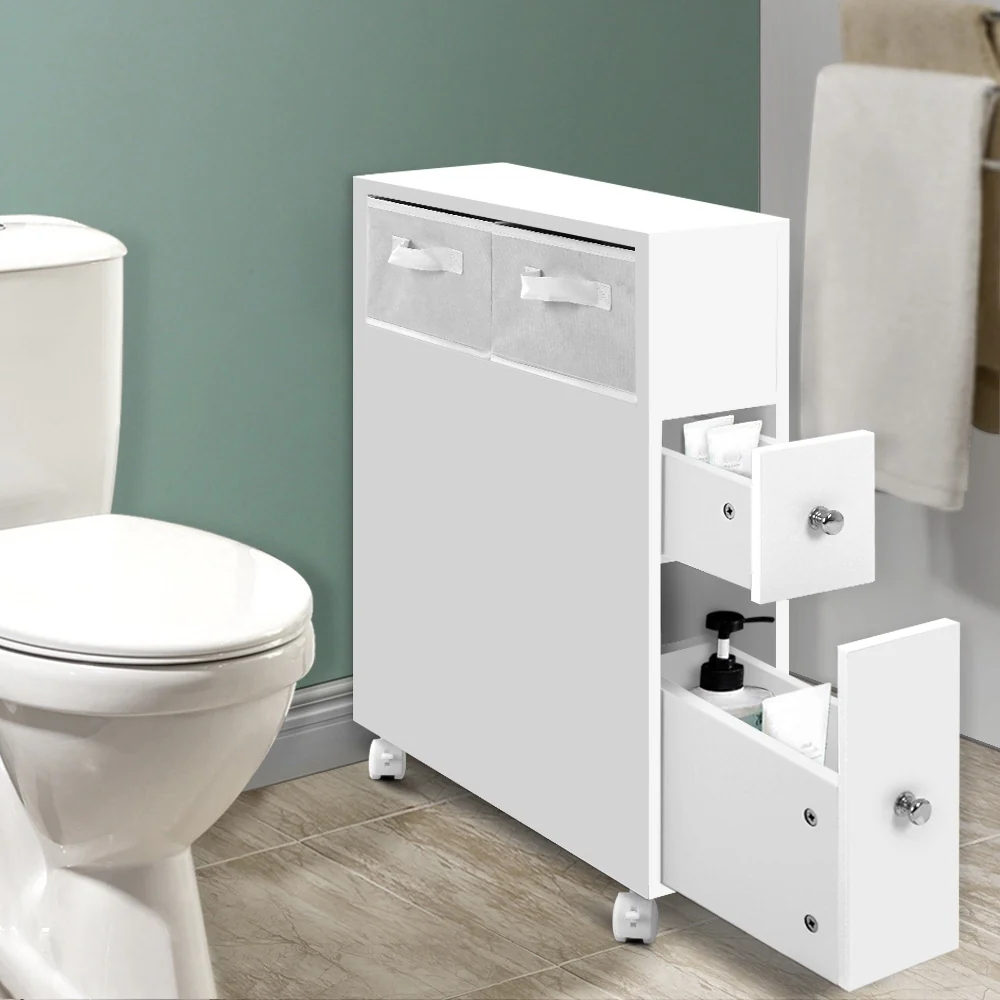 Artiss Bathroom Cabinet Storage Toilet Organiser - Image 7