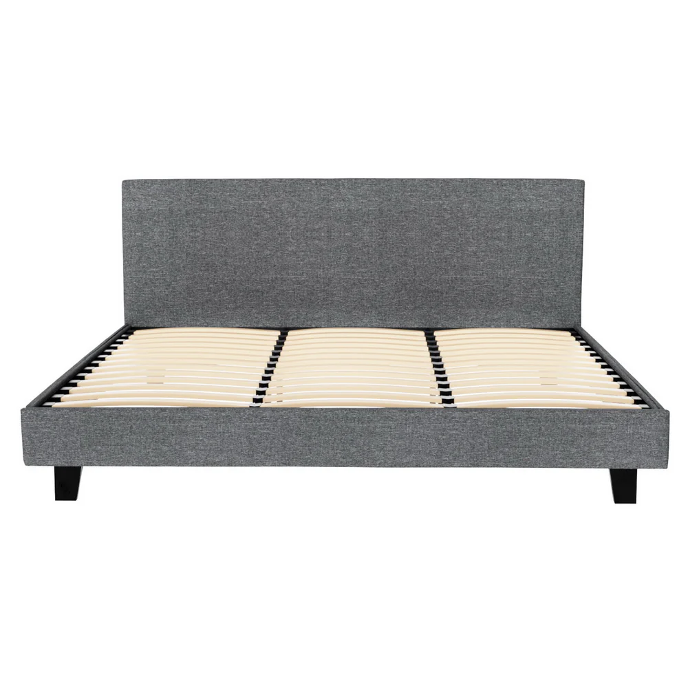 Artiss Bed Frame King Size Grey NEO - Image 7