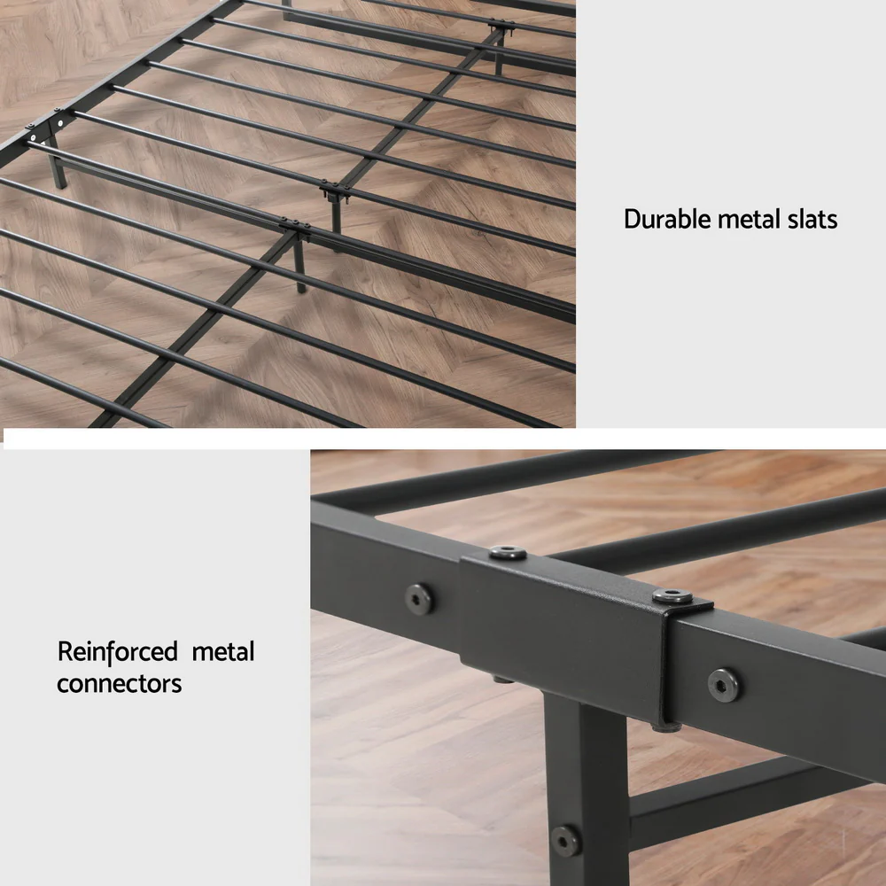 Artiss Bed Frame King Size Metal Bed Frame DANE - Image 6
