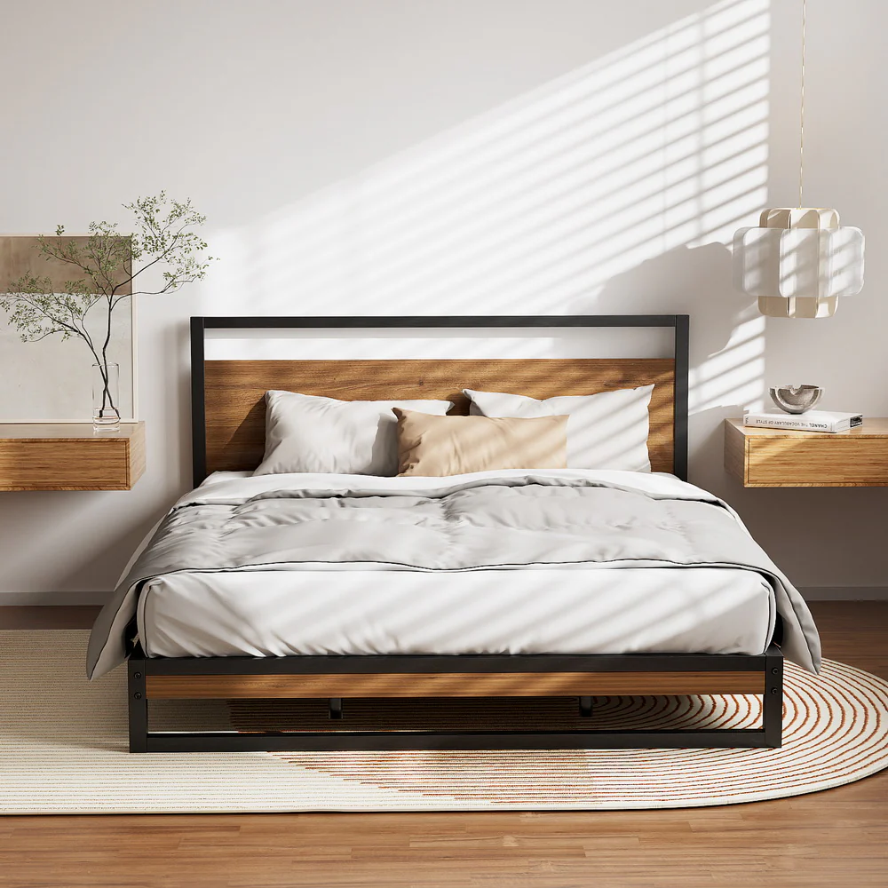 Artiss Bed Frame Queen Size Metal Bed Frame DANE - Image 4