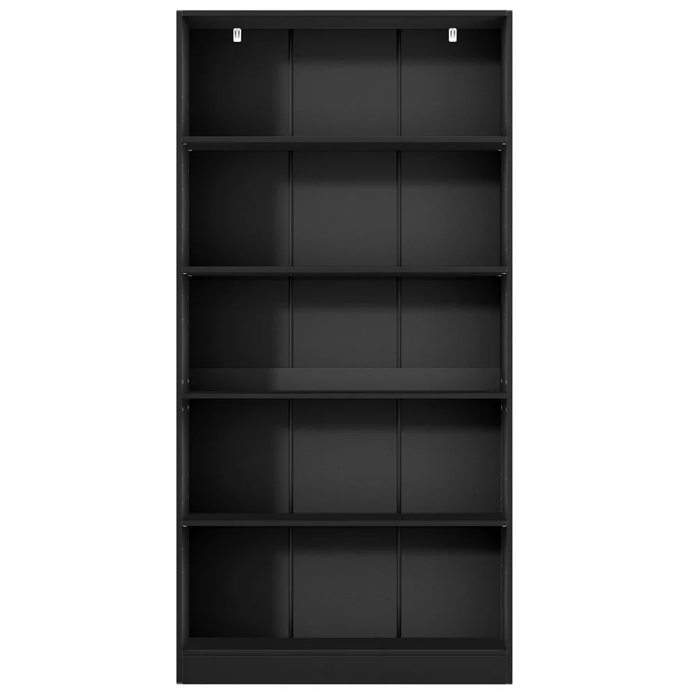 Artiss Bookshelf 5 Tiers ANTON Black - Image 4