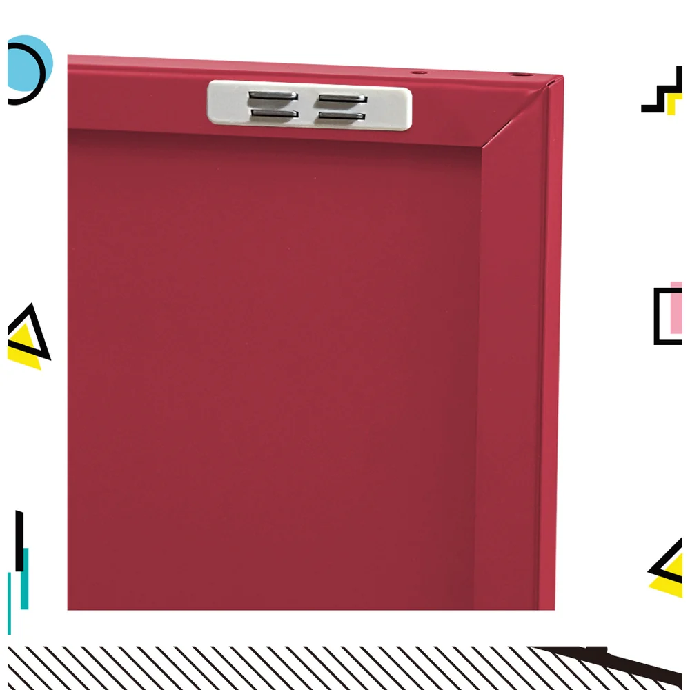 Artiss Buffet Sideboard Metal Cabinet - BASE Pink - Image 6