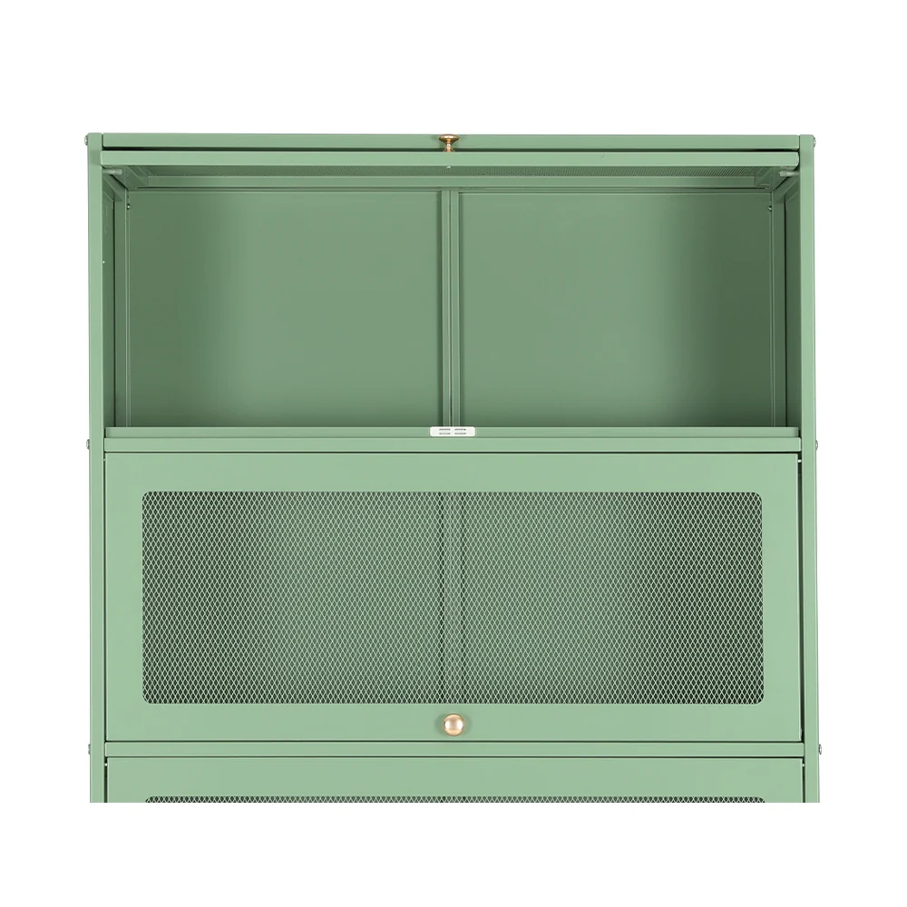 Artiss Buffet Sideboard Metal Cabinet - ELIA Green - Image 8