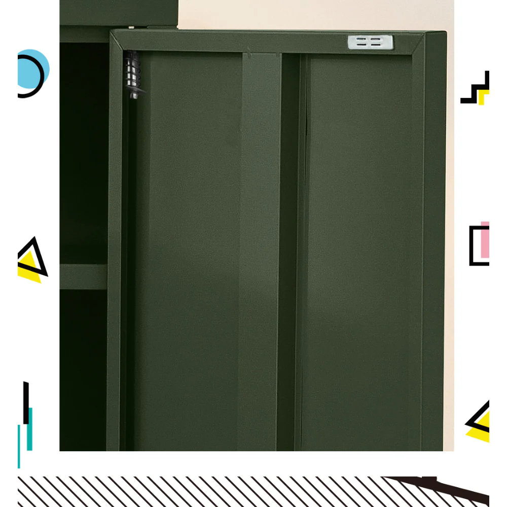 Artiss Buffet Sideboard Metal Cabinet - SWEETHEART Green - Image 6