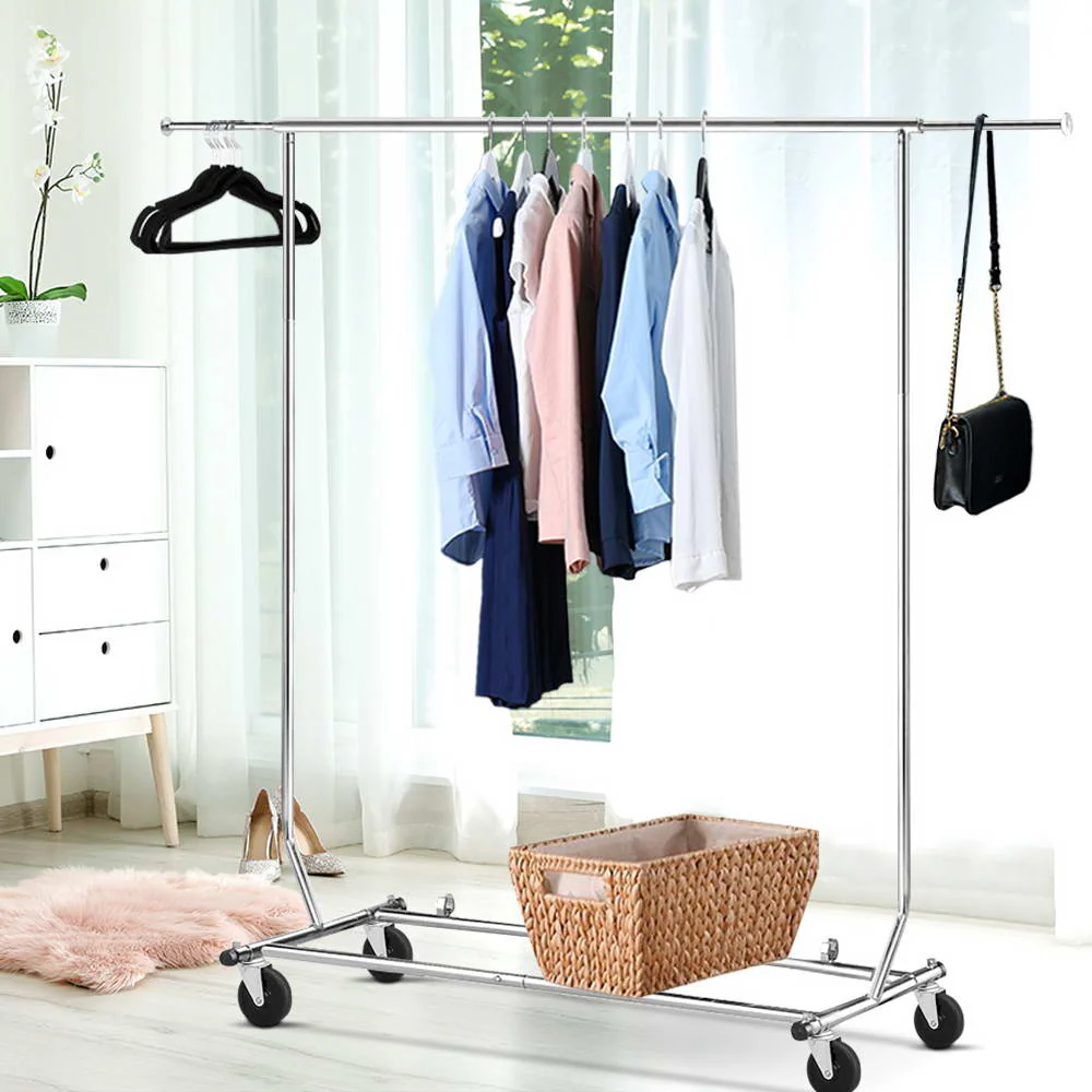 Artiss Clothes Rack Airer Rail Coat Stand Adjustable Hanger - Image 7