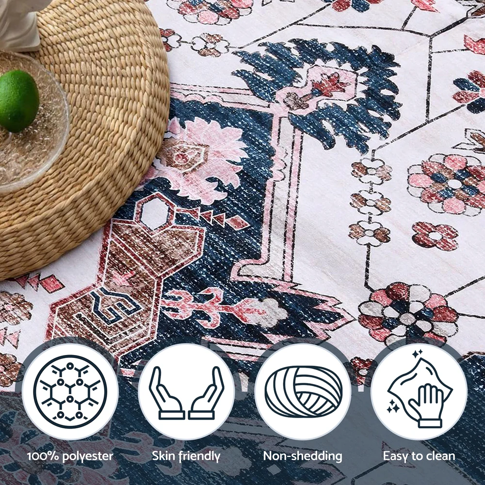 Artiss Floor Rug 200X290cm Large Washable Persian Area Rug Living Room Carpet - Image 6