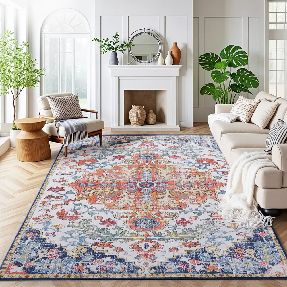 Artiss Floor Rug 240X340cm Large Washable Geometric Area Rug Modern Carpet Mat - Image 7