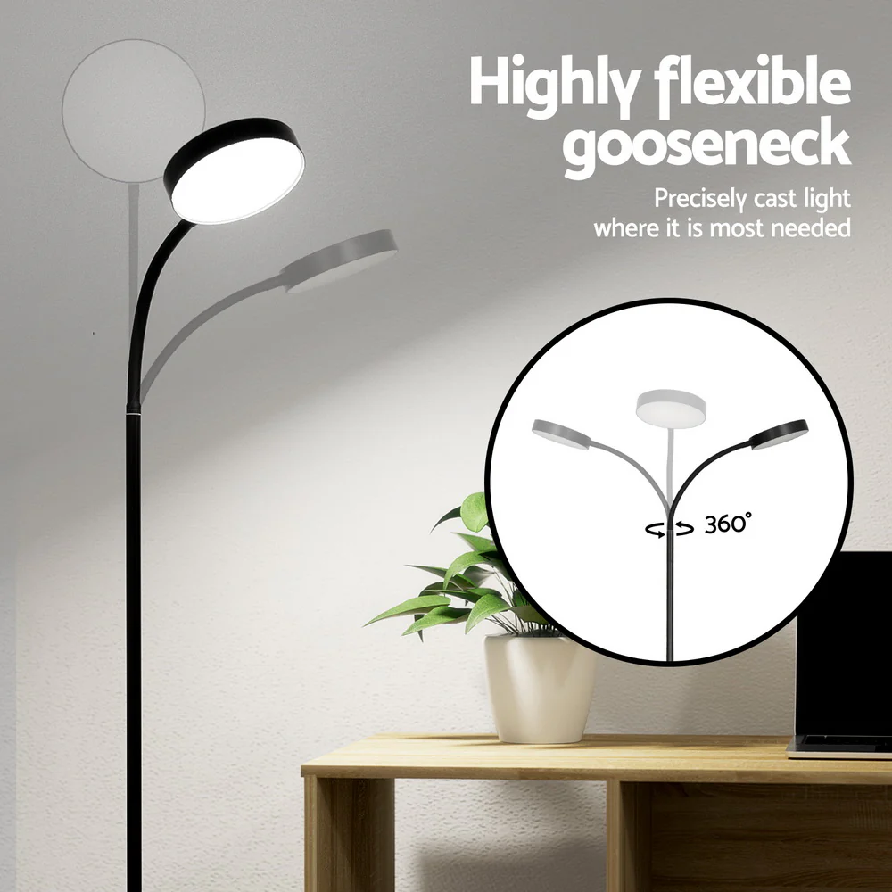 Artiss LED Floor Lamp Remote Adjustable Light Stand Home Living Room Reading - Image 5