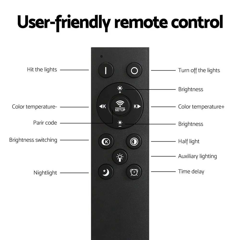 Artiss LED Floor Lamp Remote Adjustable Light Stand Home Living Room Reading - Image 6