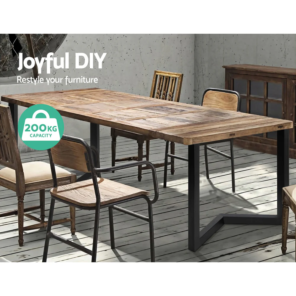 Artiss Metal Table Legs DIY 50X70CM Set of 2 - Image 5