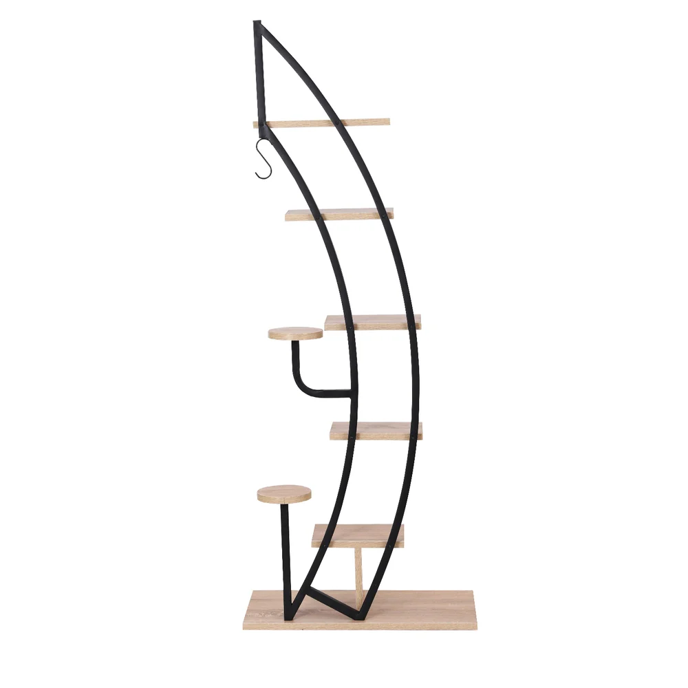 Artiss Plant Stand 6 Tier Ladder Corner Shelf - Image 3