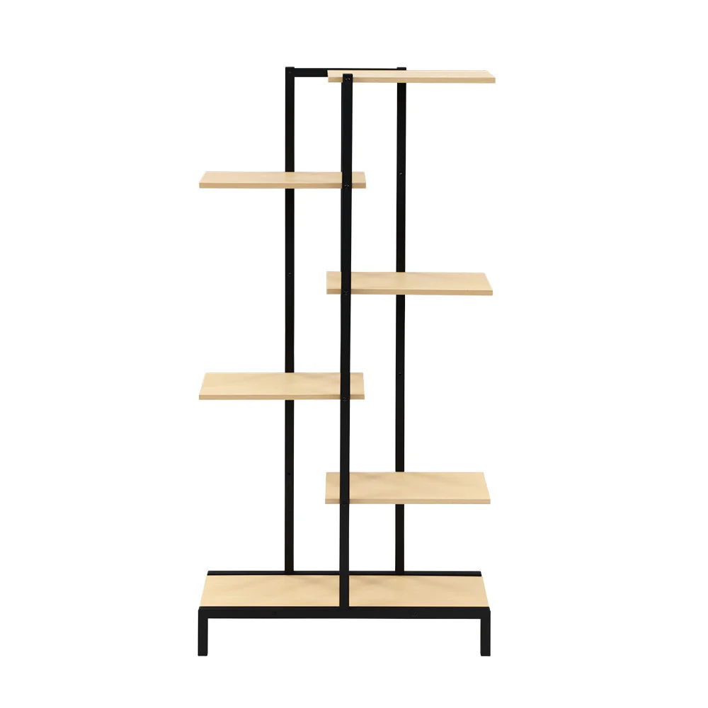 Artiss Plant Stand 6 Tier Metal Zigzag Flower Pot Shelf - Image 3