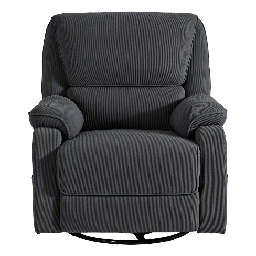 Artiss Rocking Recliner Chair 360 Swivel Massage Heated Reclining Chairs - Image 3