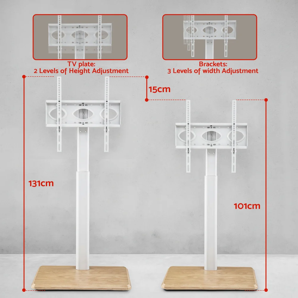 Artiss TV Stand 24-55" Swivel Height Adjustable Floor Mount for TVs - Image 7
