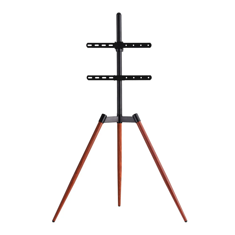 Artiss TV Stand 32-65 inch LED LCD Screen Wooden Tripod Easel Height Adjustable - Image 4