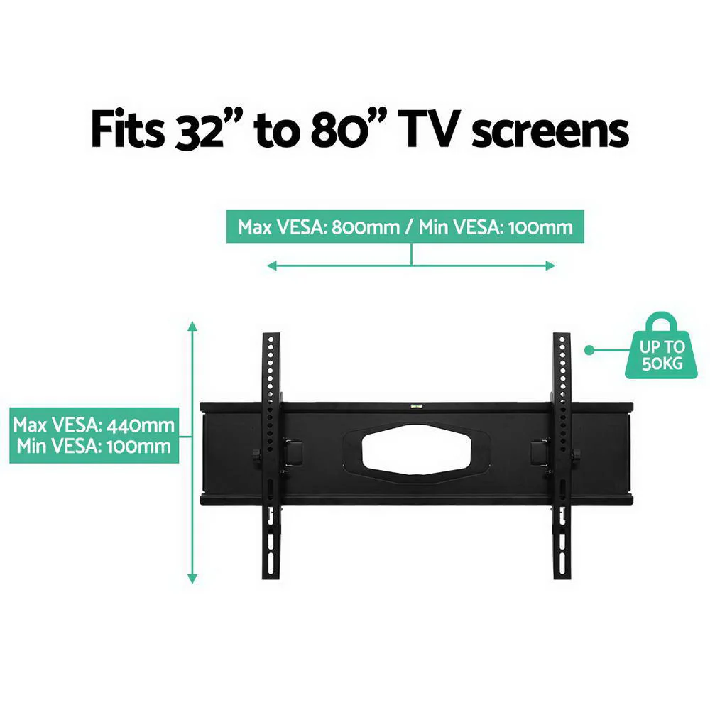 Artiss TV Wall Mount Bracket for 32"-80" LED LCD Full Motion Dual Strong Arms - Image 6