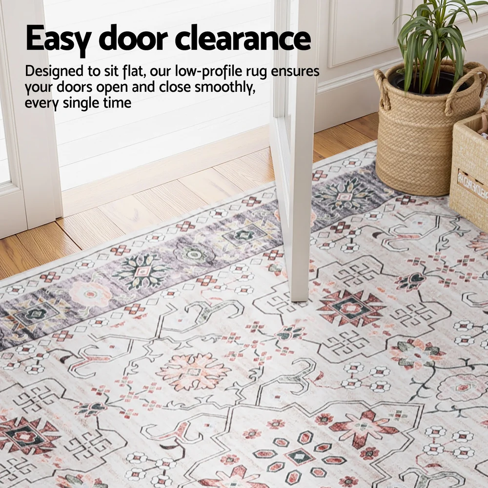 Artiss Washable Floor Rug 240X340cm Large Area Rug Modern Living Room Carpet - Image 5