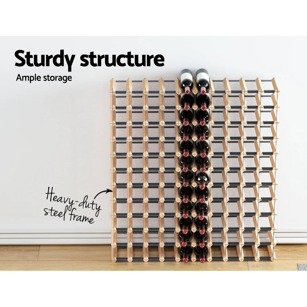 Artiss Wine Rack 120 Bottle - Image 4