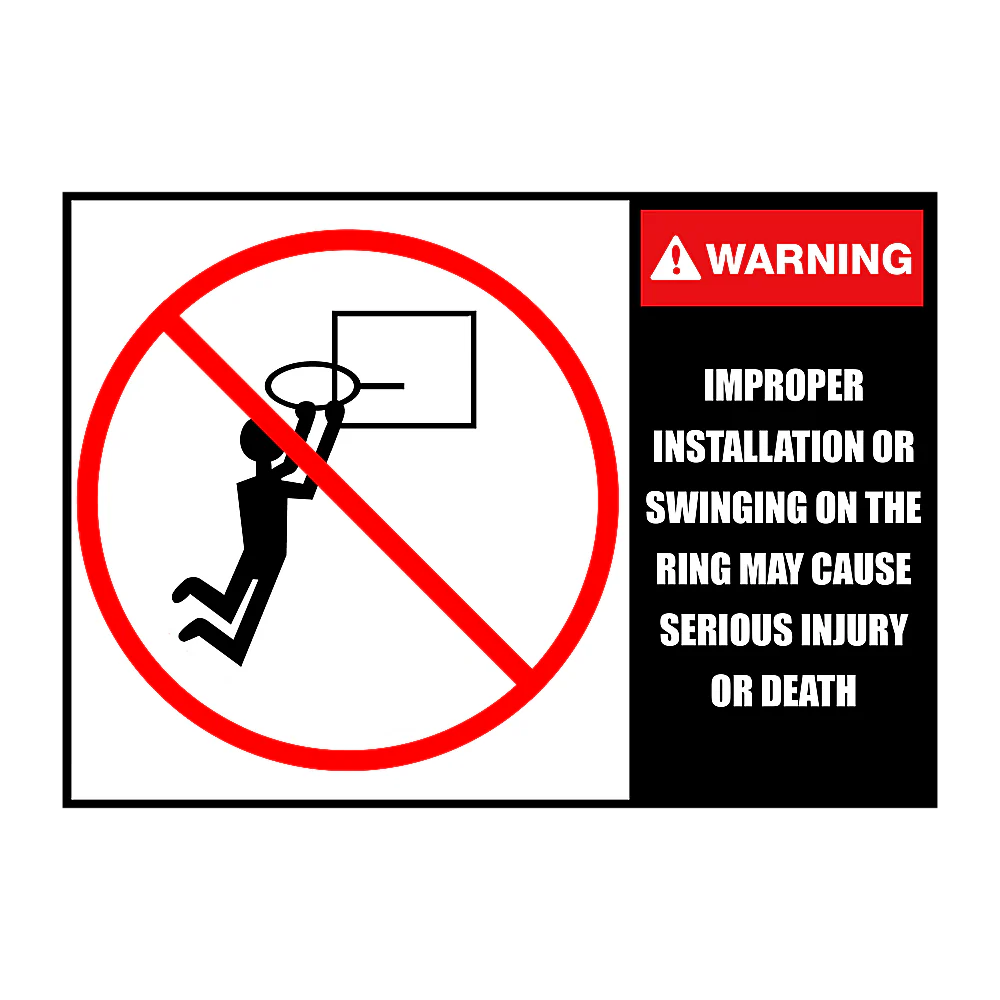 Basketball Ring Hoop Height Adjustable Portable Set - Image 6