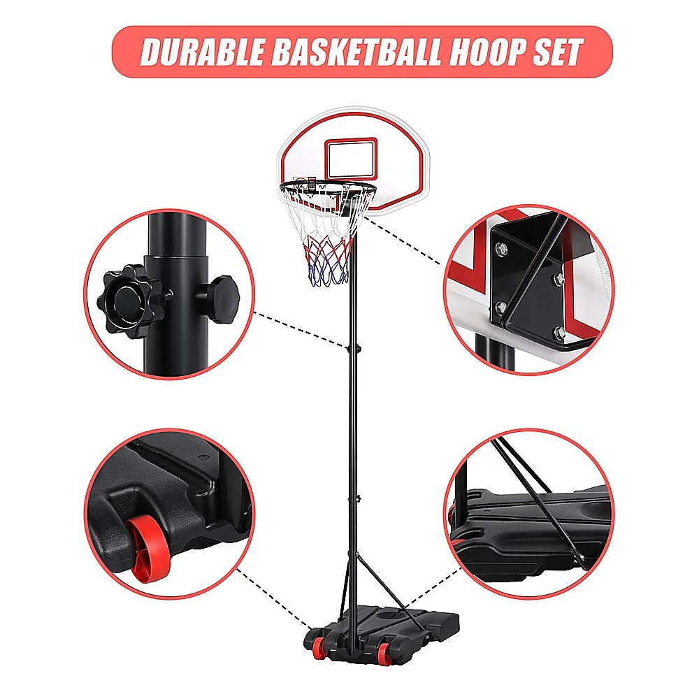 Basketball Ring Hoop Height Adjustable Portable Set - Image 8