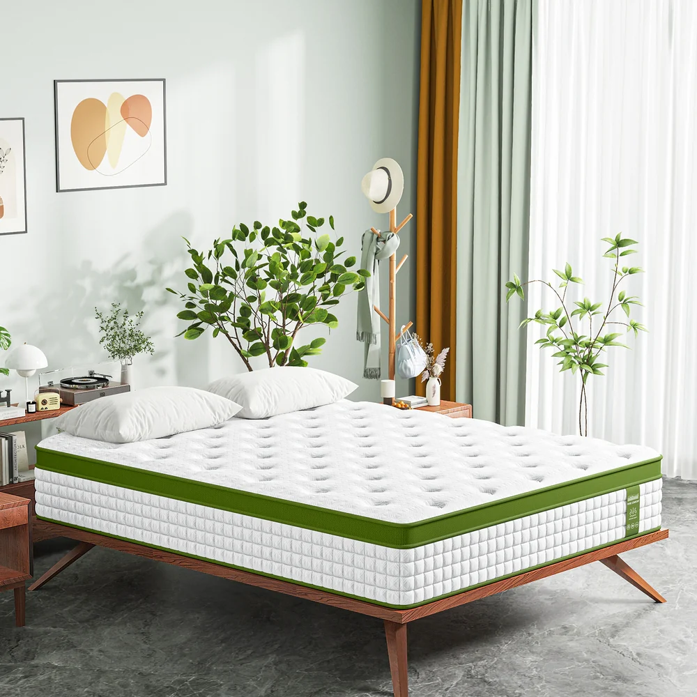 BedStory Double 30cm Hybrid Mattress Cooling Gel Memory Foam 5 Zone Pocket Spring Bed Temperature Regulating - Image 4