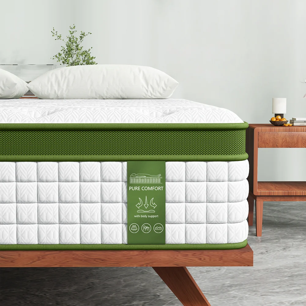BedStory Double 30cm Hybrid Mattress Cooling Gel Memory Foam 5 Zone Pocket Spring Bed Temperature Regulating - Image 6