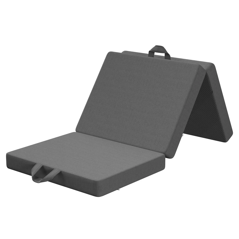 BedStory Folding Mattress Small King Single Trifold Mattress Firm Support Foam Washable Cover 10cm - Image 2