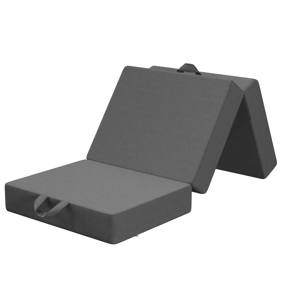 BedStory Folding Mattress Small King Single Trifold Mattress Firm Support Foam Washable Cover 15cm - Image 2