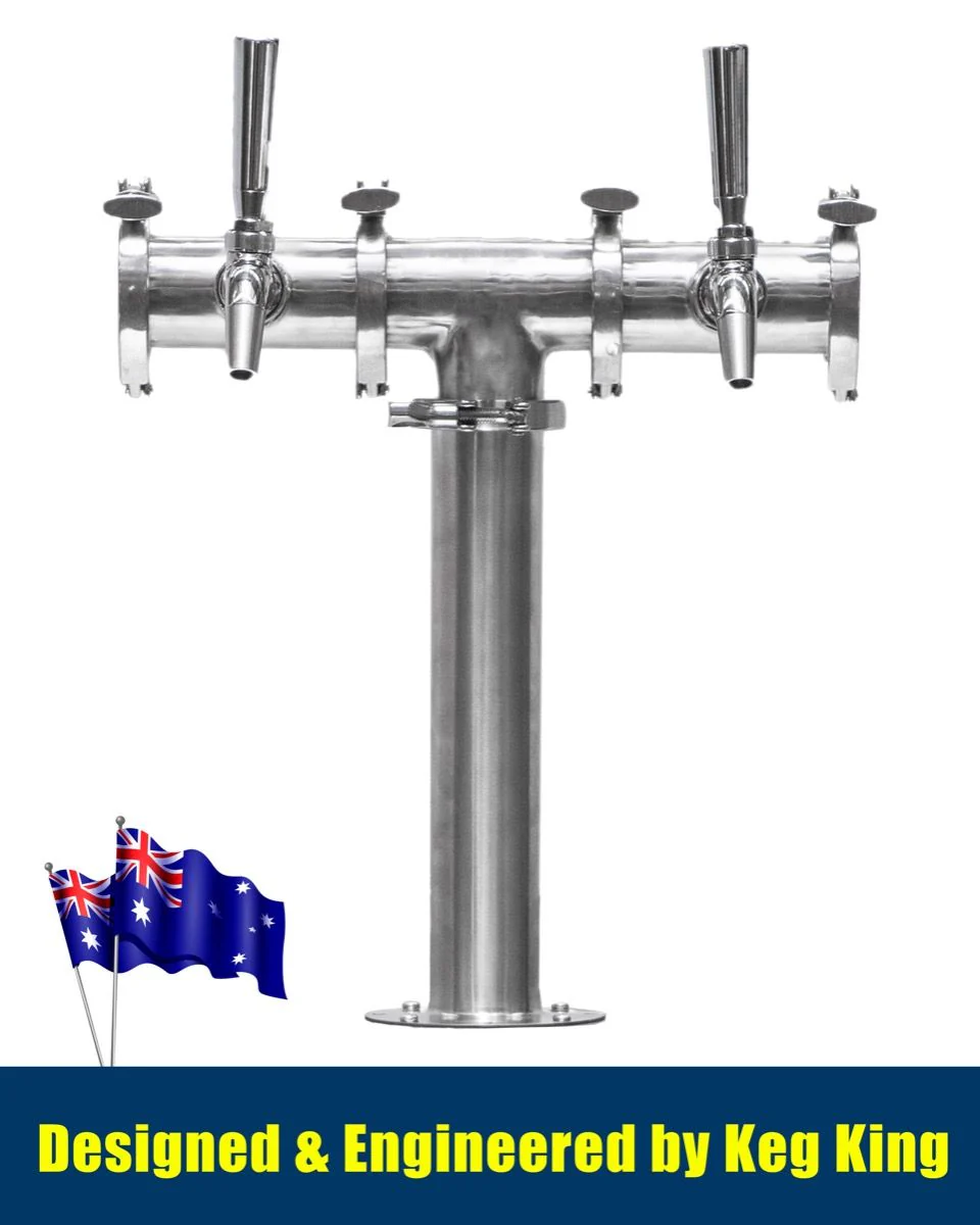 Beer Font Tower - Double Tap Modular Beer Font with Tap - Image 2