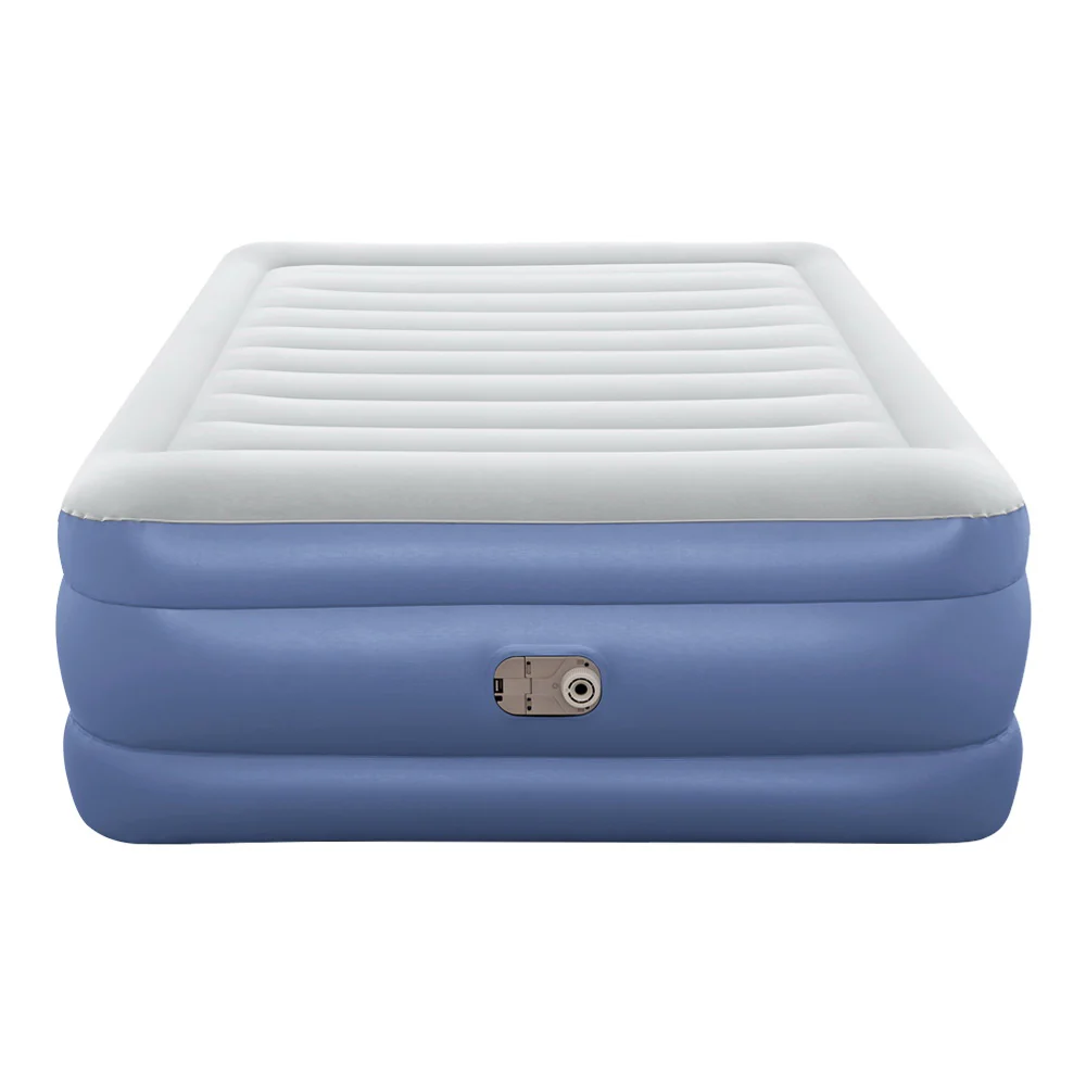 Bestway Air Mattress Queen Inflatable Bed 61cm Airbed Blue - Image 3