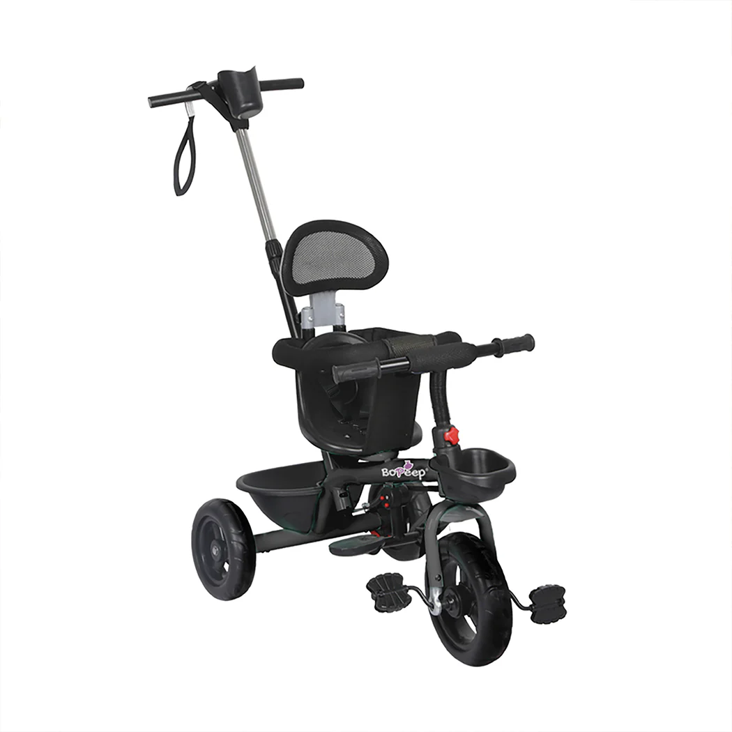 BoPeep Kids Tricycle Ride On Trike Toddler Black - Image 8